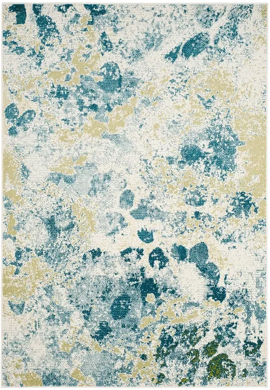 Safavieh Watercolor Wtc696B Ivory / Light Blue Rugs