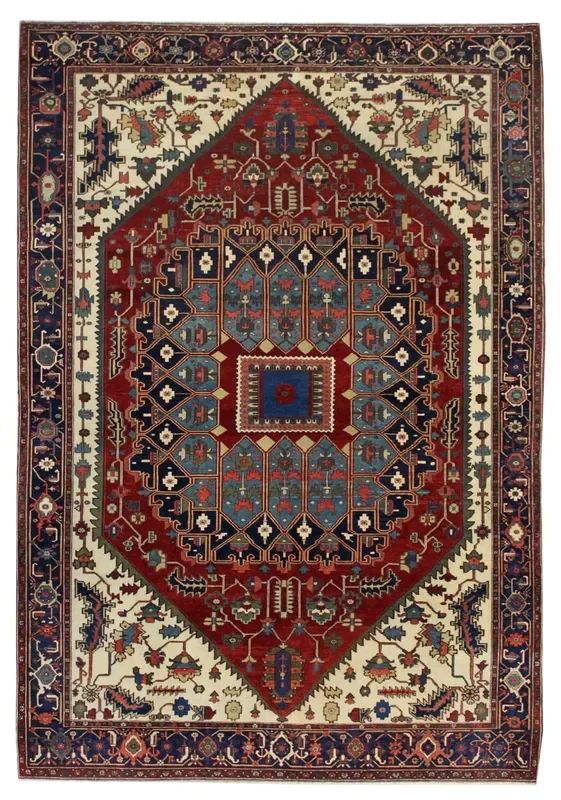 Serapi Handwoven Tribal Rug, J29703