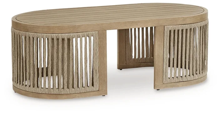 Serena Shores – Rectangular Cocktail Table – Beige