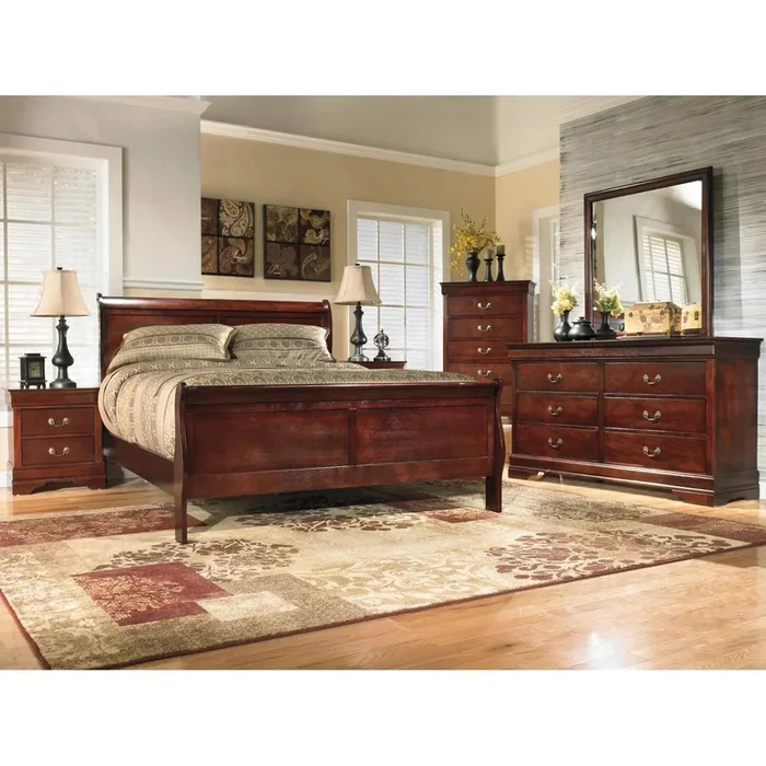 Signature Design by Ashley Alisdair B376B14 6 pc Queen Sleigh Bedroom Set