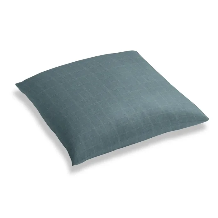 Simple Floor Pillow in Moray – Chambray