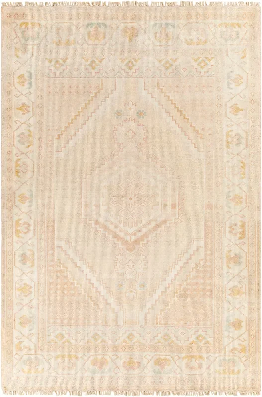 Surya Anadolu Aau-2305 Blush, Beige, Aqua, Wheat Rugs