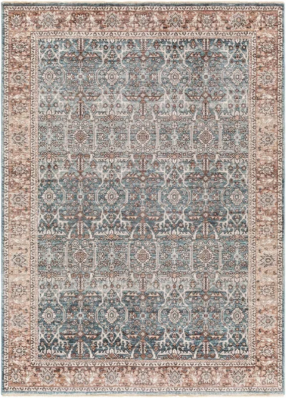 Surya Carlisle Csi-2303 Pale Blue, Dusty Pink Rug