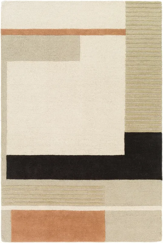 Surya Emma Emm-2303 Khaki, Charcoal, Camel Rugs