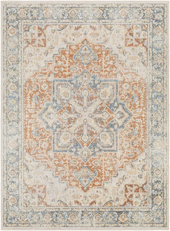 Surya Machine Washable Lillian Lll-2331 Orange Rug