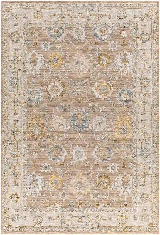 Surya Reina Ren-2308 Tan, Light Brown, Light Gray, Cream Rugs