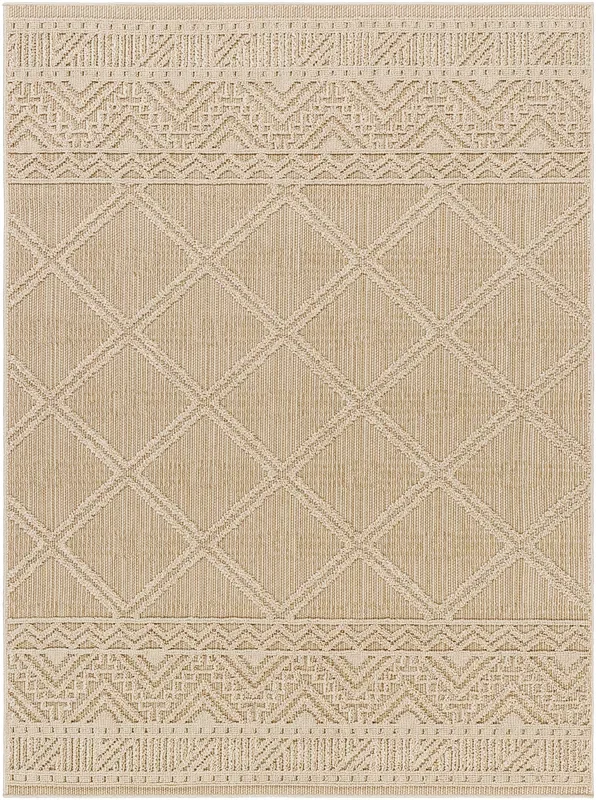 Surya Rockport Rpt-2305 Ivory, Tan Rug