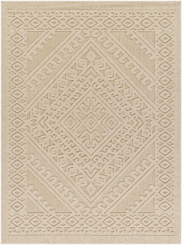 Surya Rockport Rpt-2309 Ivory, Tan Rug
