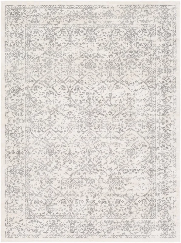 Surya Roma Rom-2300 White, Medium Gray Rugs