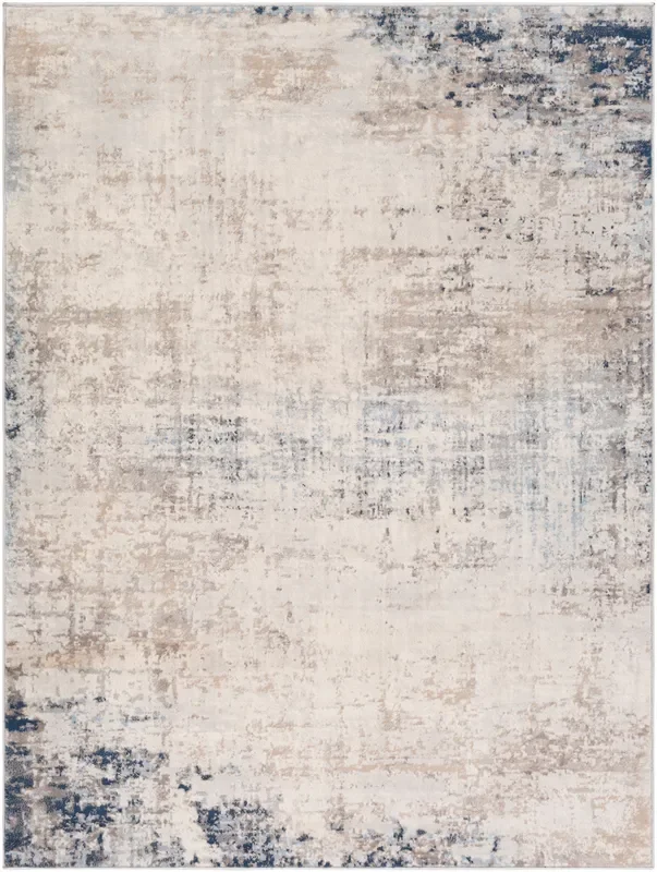 Surya Roma Rom-2315 Light Gray, Ivory, Dark Blue, Medium Gray Rugs