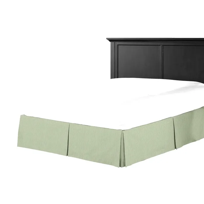 Tailored Bedskirt in Baldwin – Grass