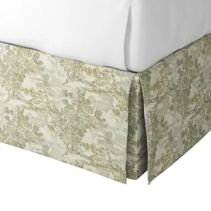 Tailored Bedskirt in Country Toile – Ivy