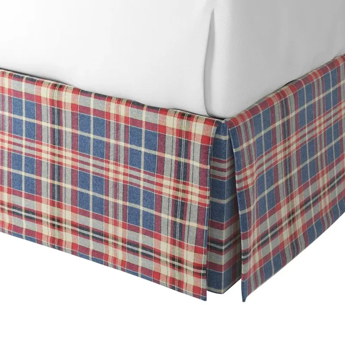Tailored Bedskirt in Tartan – Flannel