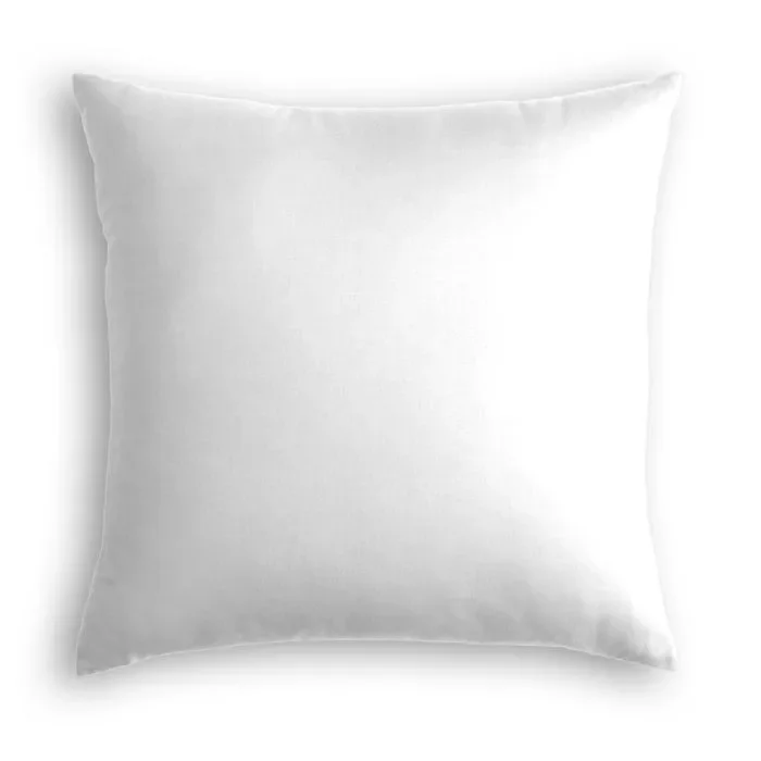 Throw Pillow in Classic Linen – White