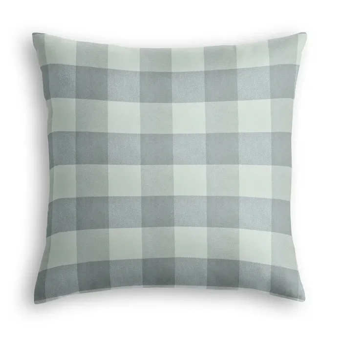 Throw Pillow in Foxy Plaid – Dusk