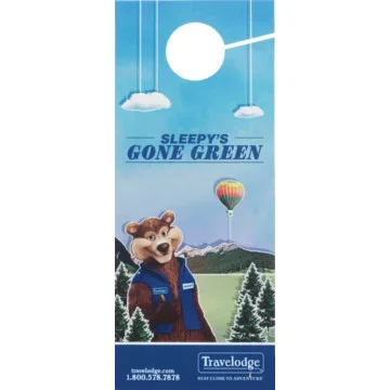 Travelodge EarthSmart Conservation Door Hanger, Case of 100