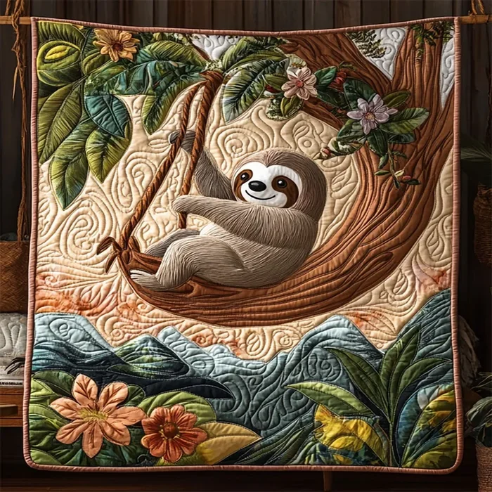Tropical Sloth WJ0404015CL Quilt