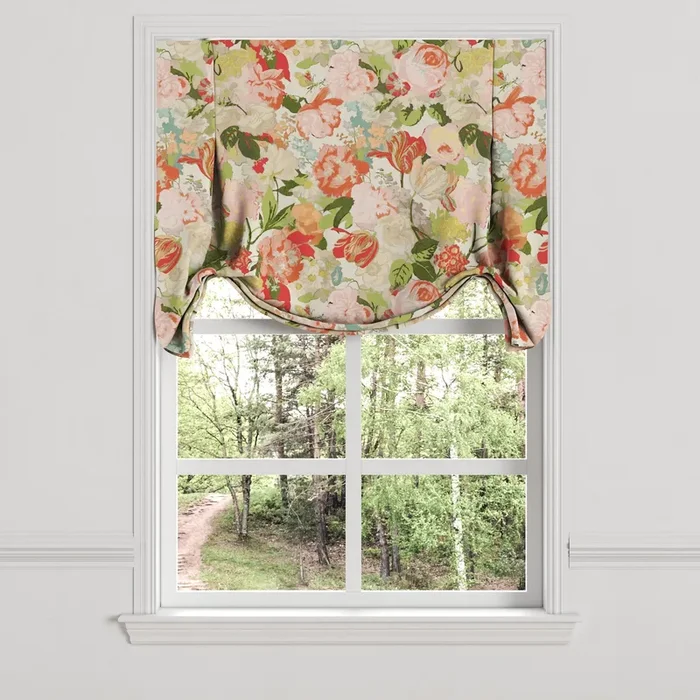 Tulip Roman Shade in Garden Tea Time – Pink