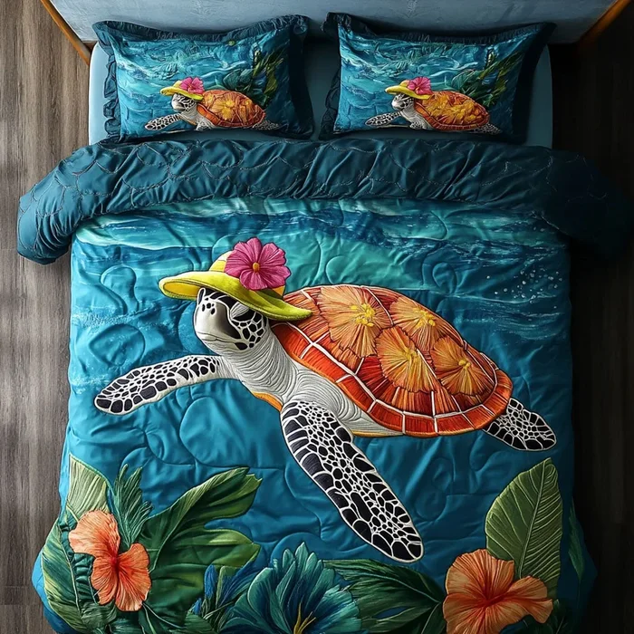 Turtle Tides WN2406087CL Duvet Cover Set