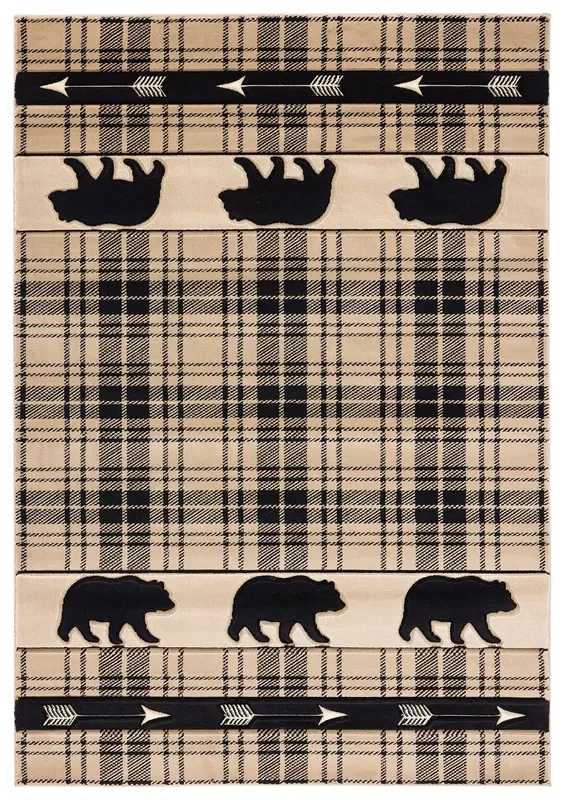 United Weavers Cottage Tartan Bear Beige (2055-41426) Rugs