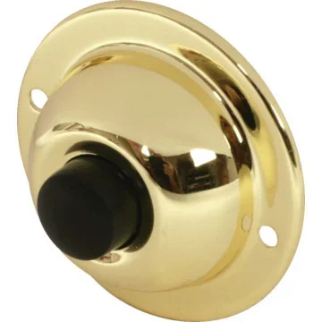 Unlighted Door Chime Push Button – Brass