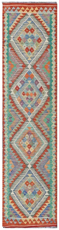 Uzbek Kilim Handwoven Tribal Rug, J72889