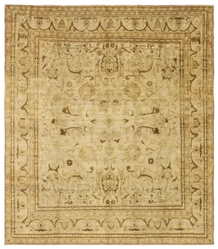 Vintage Agra Handwoven Traditional Rug, J66265