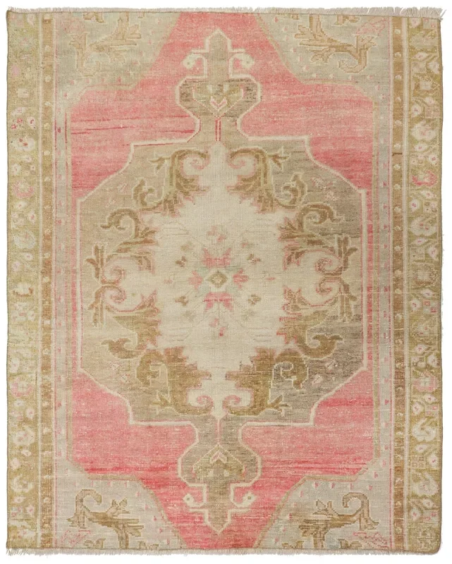 Vintage Anatolian Handwoven Tribal Rug, J75164