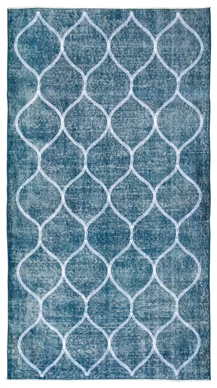 Vintage Embroidered OverdyeContemporary Rug, J66077