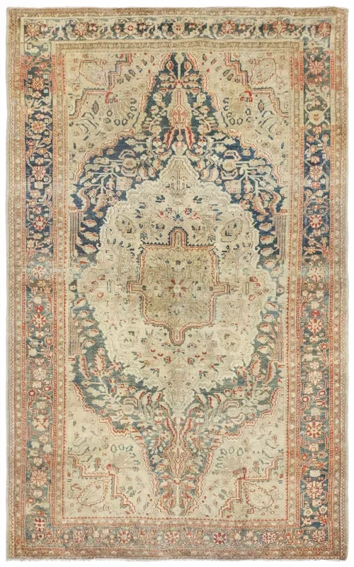Vintage Ferahan Sarouk Handwoven Traditional Rug, J73262