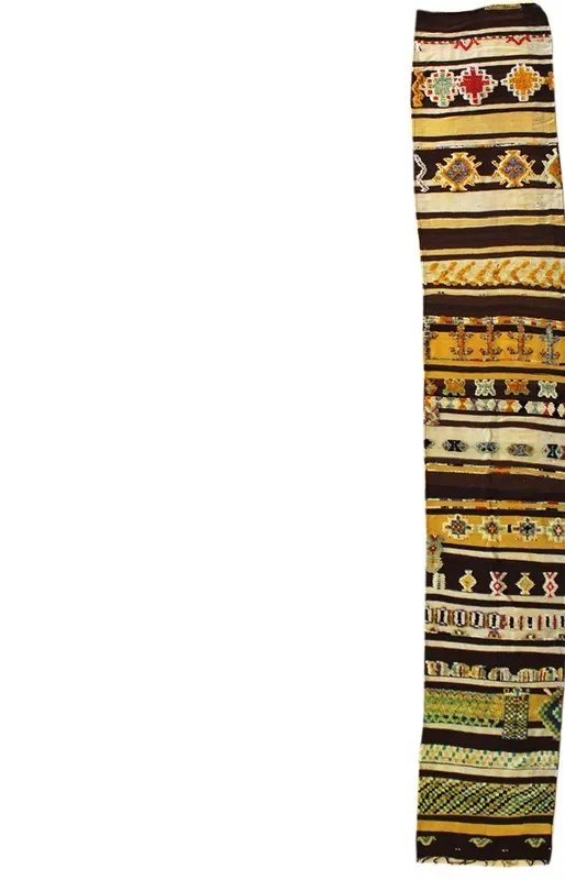Vintage High Atlas Handwoven Tribal Rug, J38332