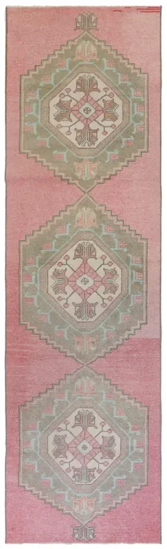 Vintage Konya Handwoven Tribal Rug, J70780