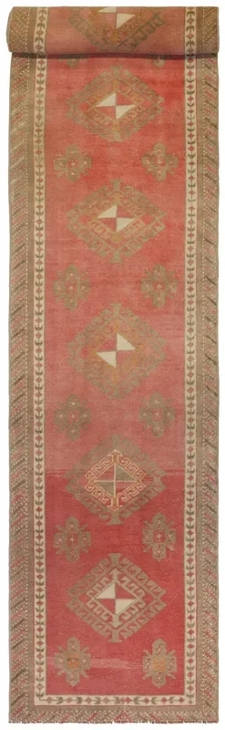 Vintage Konya Handwoven Tribal Rug, J71002