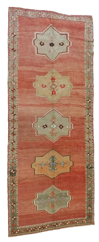 Vintage Malatya Handwoven Tribal Rug, J70763