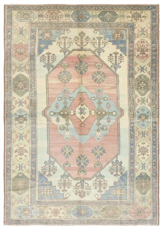Vintage Serapi Handwoven Tribal Rug, J72402