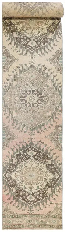Vintage Sille Handwoven Tribal Rug, J75140