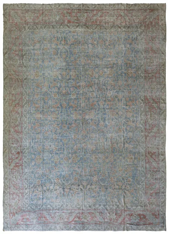 Vintage Sultanabad Handwoven Transitional Rug, J75806