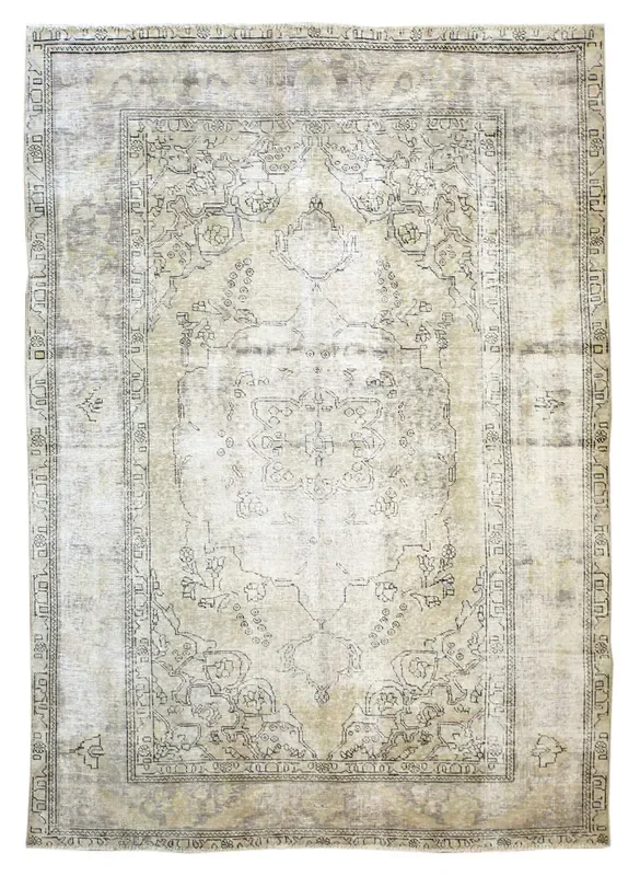 Vintage Tabriz Handwoven Transitional Rug, J56710