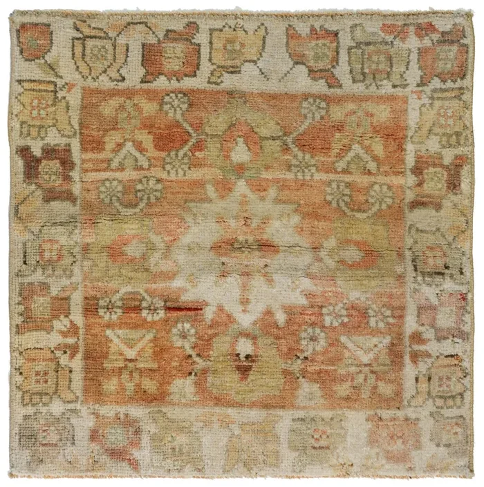 Vintage Yastik Handwoven Tribal Rug, J70920