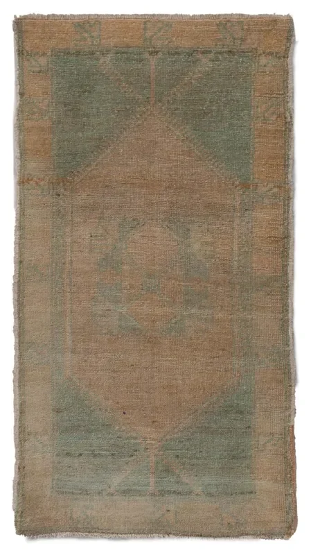 Vintage Yastik Handwoven Tribal Rug, J77847