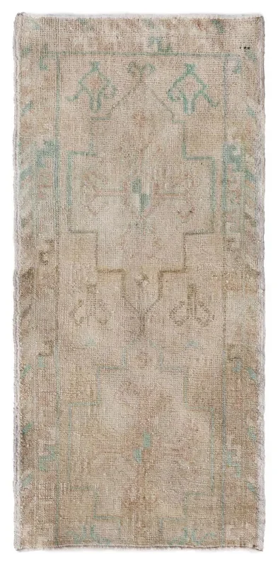 Vintage Yastik Handwoven Tribal Rug, J77974