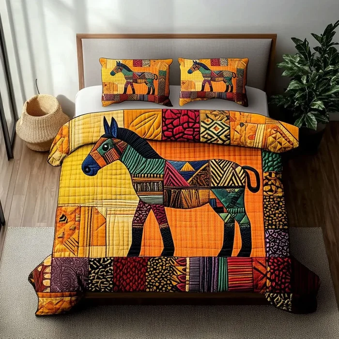 Warm Tone Donkey WN2410074CL Duvet Cover Set