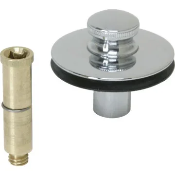 Watco Bathtub Drain Stopper Push-Pull 3/8″ or 5/16″ Threaded Pin Chrome Finish