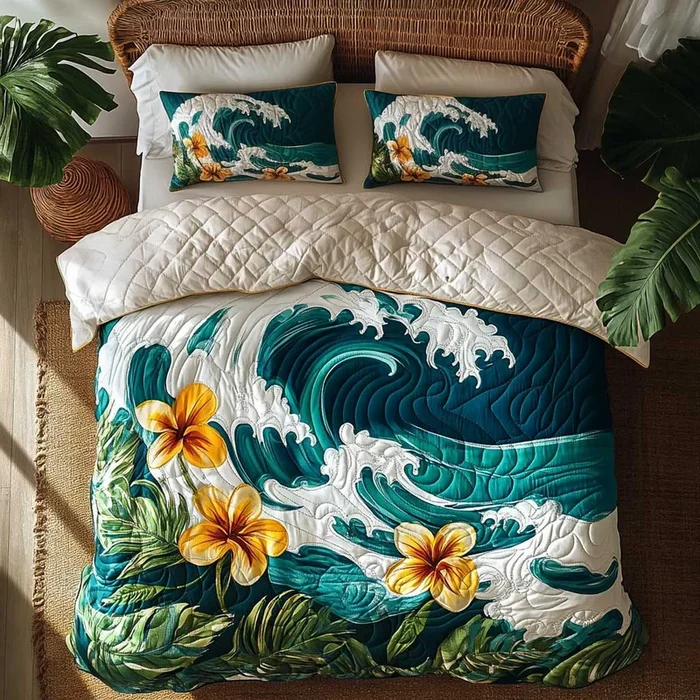 Wave Bloom WN1704045CL Duvet Cover Set