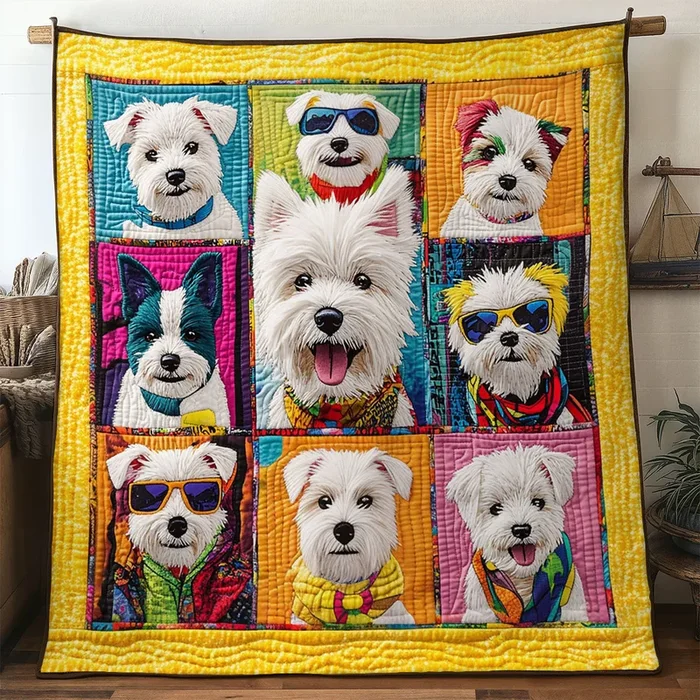 Westie Street WN0406063CL Quilt