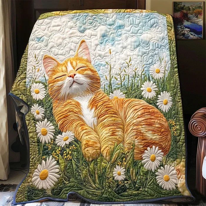 Whiskers In Bloom WP2003066CL Quilt