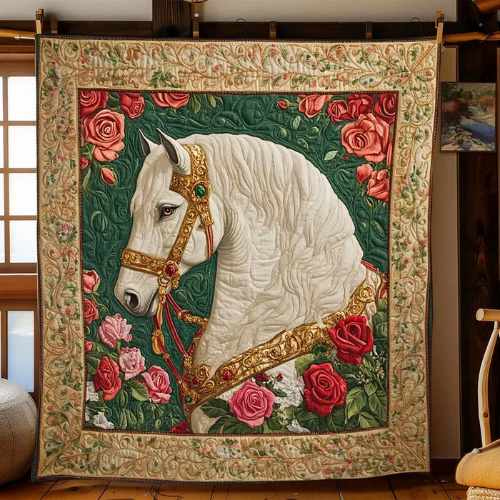 White Horse Waltz WJ2807027CL Quilt
