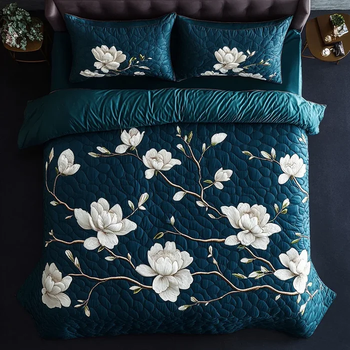 White Magnolia WJ0504034CL Duvet Cover Set