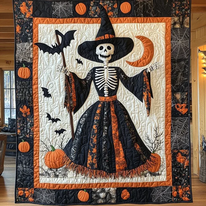 Wicked Bones CP0908047CL Quilt