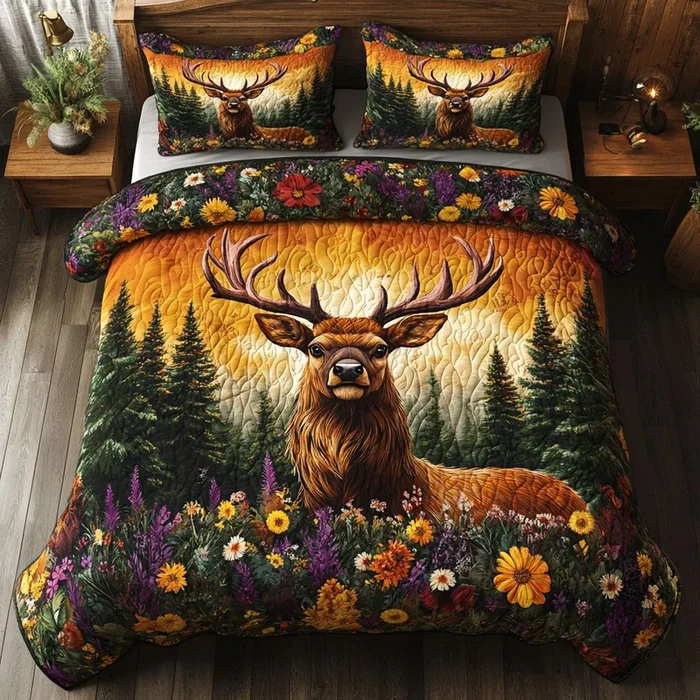 Woodland Majestic Deer WJ1005023CL Duvet Cover Set